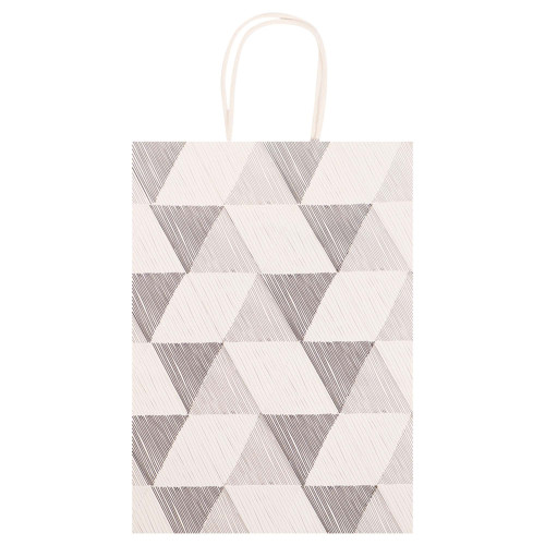GIFT BAG 25X18CM STRIPE/DOT ZIG ZAG GIFT BAG 25X18CM STRIPE/DOT ZIG ZAG