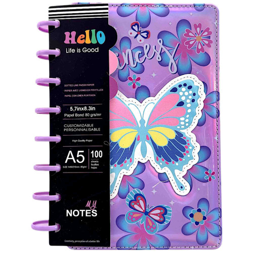 BTS NOTE BOOK A5 100PG ASST BUTTERFLY BTS NOTE BOOK A5 100PG ASST BUTTERFLY