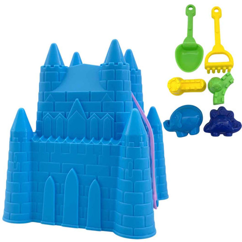TOY BEACH BUCKET SET CASTLE W/ACCESSORIE TOY BEACH BUCKET SET CASTLE W/ACCESSORIE