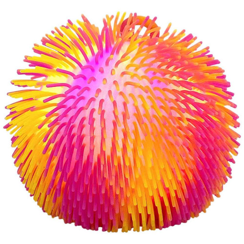 TOY SQUISHY BALL W/SPIKES&LIGHT 2TONE TOY SQUISHY BALL W/SPIKES&LIGHT 2TONE