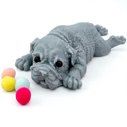 TOY SQUISHY PUPPY ASSORTED COLOURS TOY SQUISHY PUPPY ASSORTED COLOURS
