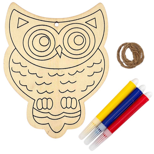 CRAFT WOODEN BOARD ASST W/COLOUR PENS CRAFT WOODEN BOARD ASST W/COLOUR PENS