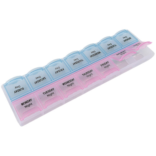 PL PILL BOX 14DIV 21.56CM DAY/NIGHT PL PILL BOX 14DIV 21.56CM DAY/NIGHT