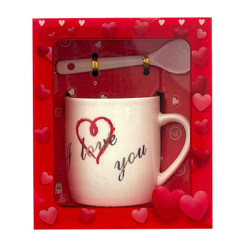 VLT MUG SET 2PC W/SPOON IN BOX ASST VLT MUG SET 2PC W/SPOON IN BOX ASST