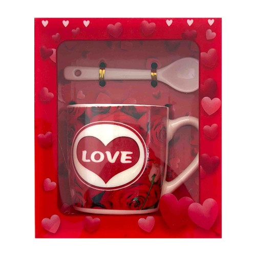 VLT MUG SET 2PC W/SPOON IN BOX ASST VLT MUG SET 2PC W/SPOON IN BOX ASST