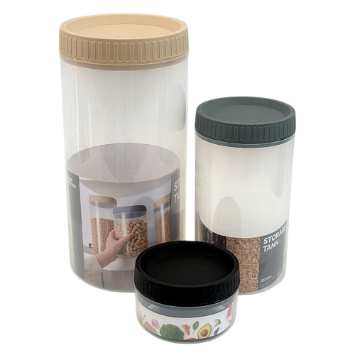 PL STORAGE CONT 2300ML W/LID 3PC PL STORAGE CONT 2300ML W/LID 3PC