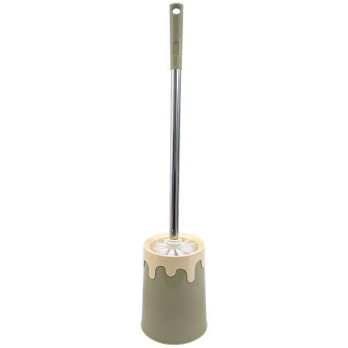 PL TOILET BRUSH & BASE SET 2TONE 3PC PL TOILET BRUSH & BASE SET 2TONE 3PC