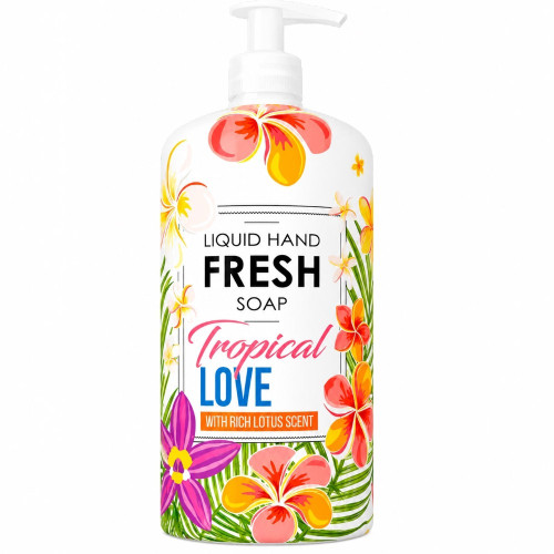 HAND SOAP FRESH 1LT TROPICAL W/RICH LOTU HAND SOAP FRESH 1LT TROPICAL W/RICH LOTU