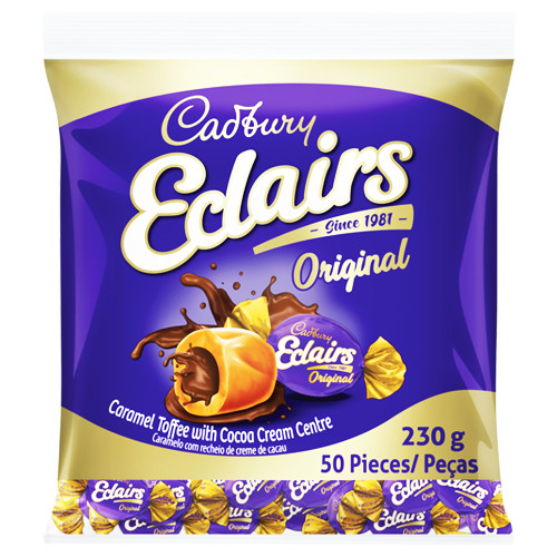 SWT ECLAIRS CADBURY 50s 230g SWT ECLAIRS CADBURY 50s 230g
