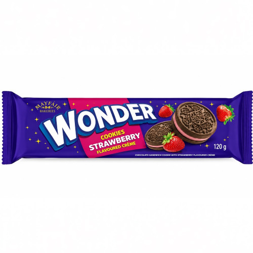 BISC WONDER COOKIES STRAWBERRY 120g BISC WONDER COOKIES STRAWBERRY 120g
