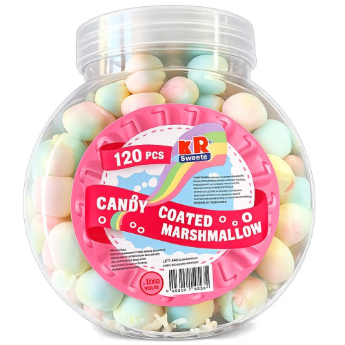 SWT CANDY COATED MALLOWS 120s IN JAR SWT CANDY COATED MALLOWS 120s IN JAR