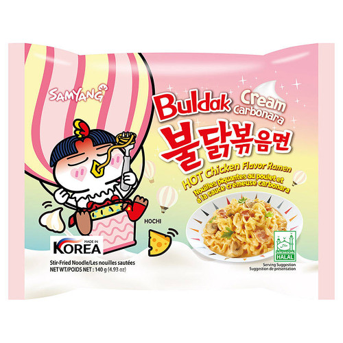 NOODLES SAMYANG CREAM CARBONARA 140g NOODLES SAMYANG CREAM CARBONARA 140g