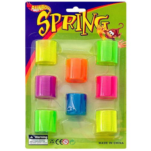 TOY RAINBOW SPRING 8PC