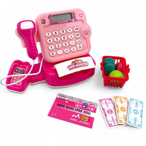 TOY CASH REGISTER W/SOUND&LIGHT TOY CASH REGISTER W/SOUND&LIGHT