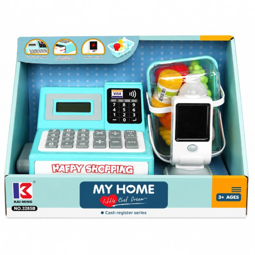 TOY CASH REGISTER W/ACCESSORIES TOY CASH REGISTER W/ACCESSORIES
