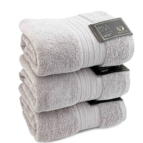 TOWEL B&S BATH LIGHT GREY 70X130CM BRIST TOWEL B&S BATH LIGHT GREY 70X130CM BRIST