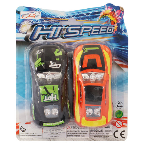 TOY CAR HI SPEED 2PCS CARDED TOY CAR HI SPEED 2PCS CARDED