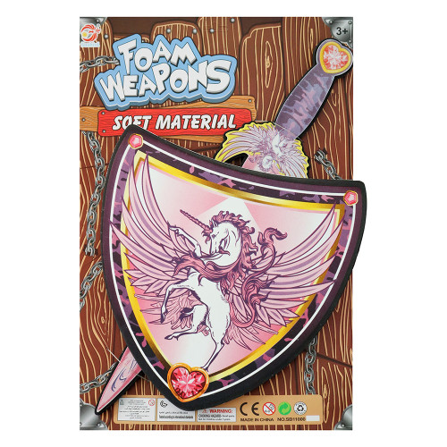 TOY SWORD AND SHIELD FOAM 2PCS SUNBIRD TOY SWORD AND SHIELD FOAM 2PCS SUNBIRD