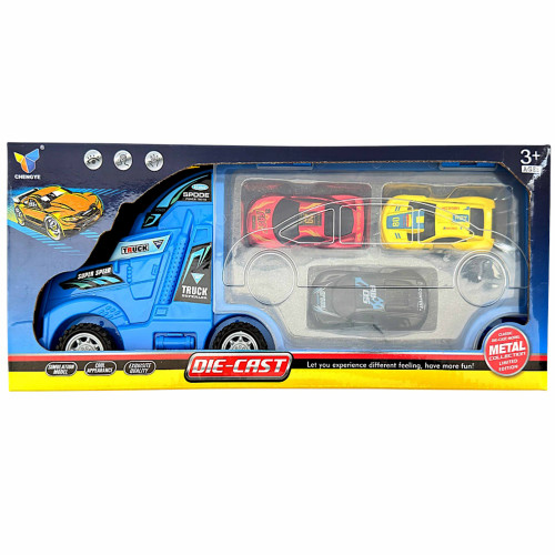 TOY TRUCK W/3 SMALL CARS TOY TRUCK W/3 SMALL CARS