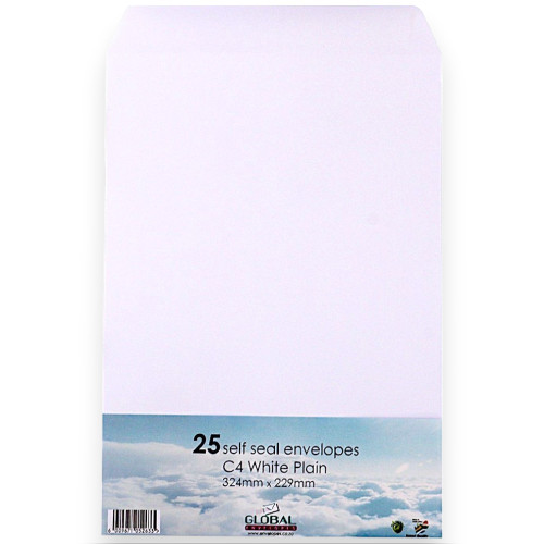ENVELOPE C4 25s WHITE S/S TELEPOINT ENVELOPE C4 25s WHITE S/S TELEPOINT