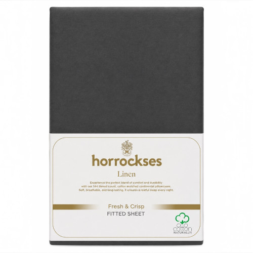 HOR T144 FIT SHEET 3/4 CHARCOAL 144TC HOR T144 FIT SHEET 3/4 CHARCOAL 144TC
