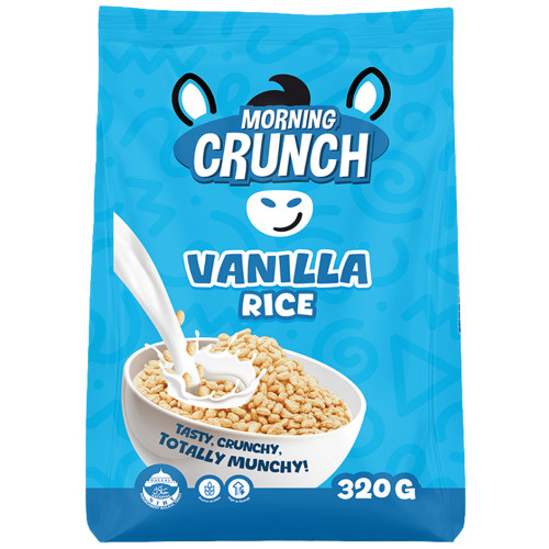 CEREAL MORNING CRUNCH VANILLA RICE 320g CEREAL MORNING CRUNCH VANILLA RICE 320g