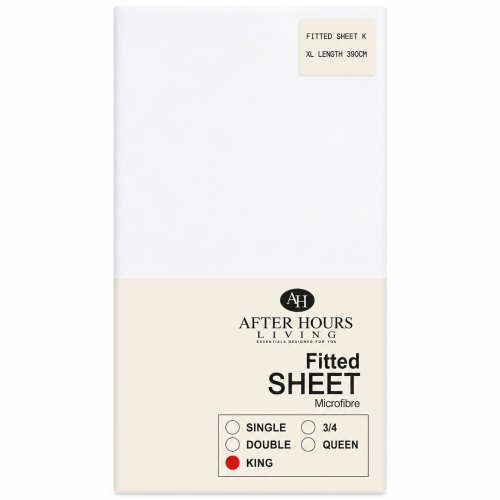 FIT SHEET WHITE KING XL MICRO FIT SHEET WHITE KING XL MICRO