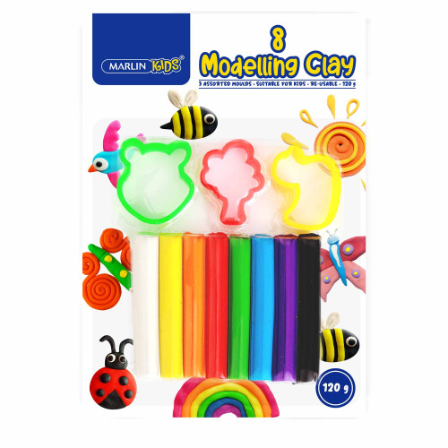 BTS CLAY 8 COLOR 120G MARLIN KIDS BTS CLAY 8 COLOR 120G MARLIN KIDS
