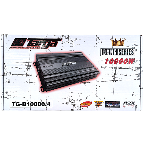 AMP 4CH 10000W TARGA BANG (4X65W RMS) AMP 4CH 10000W TARGA BANG (4X65W RMS)