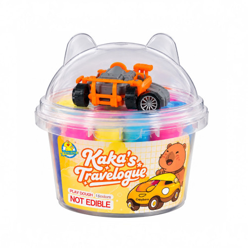 TOY PLAY DOUGH IN MINI TEDDY BAG W/CAR TOY PLAY DOUGH IN MINI TEDDY BAG W/CAR