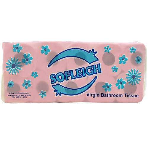 TOILET ROLL 1PLY 10s SOFLEIGH 300 SHEETS TOILET ROLL 1PLY 10s SOFLEIGH 300 SHEETS