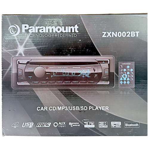 CR PARAMOUNT F/L MP3 W/USB SLOT/BLUETOOT CR PARAMOUNT F/L MP3 W/USB SLOT/BLUETOOT