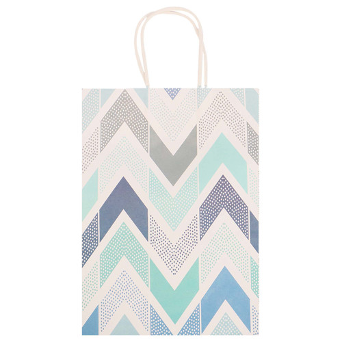 GIFT BAG 25X18CM STRIPE/DOT ZIG ZAG GIFT BAG 25X18CM STRIPE/DOT ZIG ZAG
