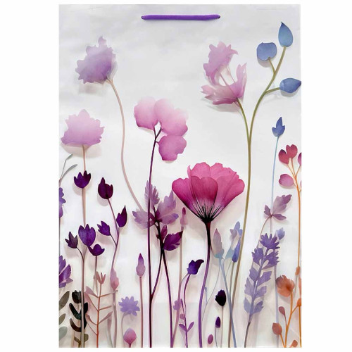 GIFT BAG 44X32CM ASST FLOWER DESIGNS GIFT BAG 44X32CM ASST FLOWER DESIGNS