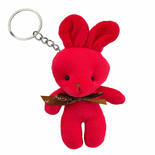 KEYRING 1s RABBIT W/LOVE BOW ASST KEYRING 1s RABBIT W/LOVE BOW ASST