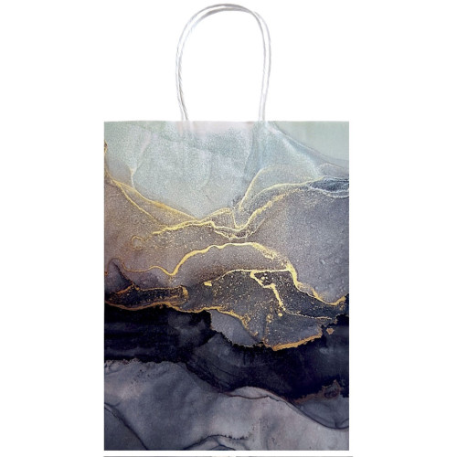 GIFT BAG 25X33CM MARBLE LOOK ASST COL GIFT BAG 25X33CM MARBLE LOOK ASST COL