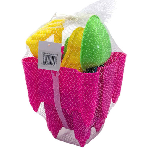 TOY BEACH BUCKET SET CASTLE W/ACCESSORIE TOY BEACH BUCKET SET CASTLE W/ACCESSORIE