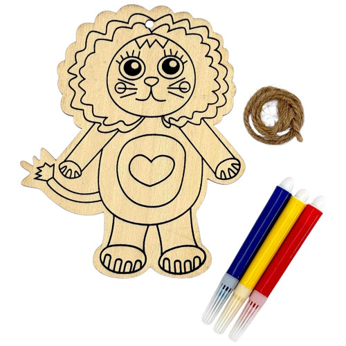 CRAFT WOODEN BOARD ASST W/COLOUR PENS CRAFT WOODEN BOARD ASST W/COLOUR PENS