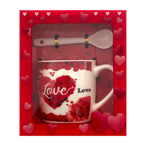 VLT MUG SET 2PC W/SPOON IN BOX ASST VLT MUG SET 2PC W/SPOON IN BOX ASST