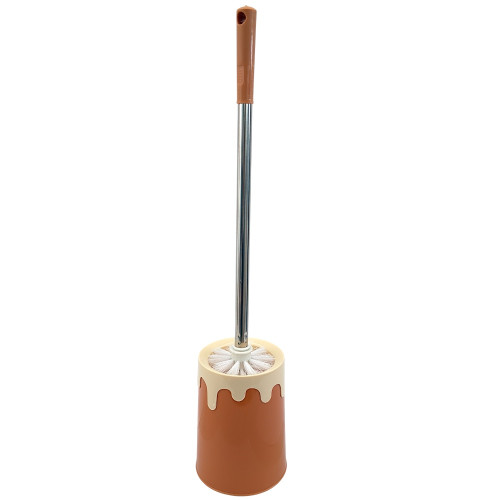 PL TOILET BRUSH & BASE SET 2TONE 3PC PL TOILET BRUSH & BASE SET 2TONE 3PC