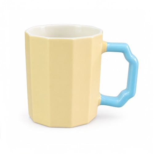 MUG COFFEE 9.5CM RIBBED 3TONE MUG COFFEE 9.5CM RIBBED 3TONE
