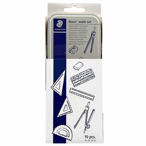 BTS MATH SET STAEDTLER 10PC STD493 BTS MATH SET STAEDTLER 10PC STD493