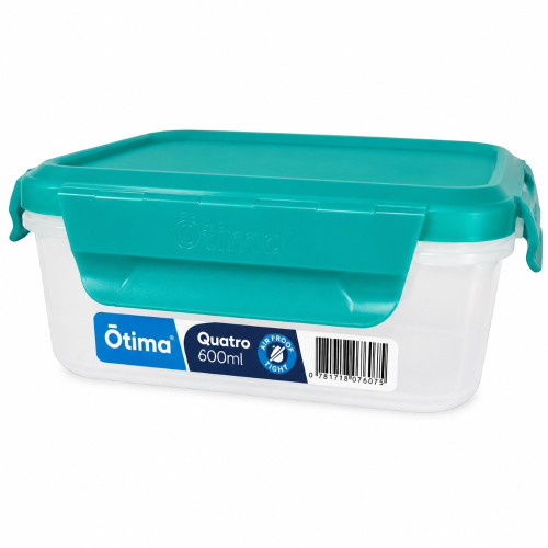 PL CONT 600ML RECT W/LOCK LID OTIMA PL CONT 600ML RECT W/LOCK LID OTIMA