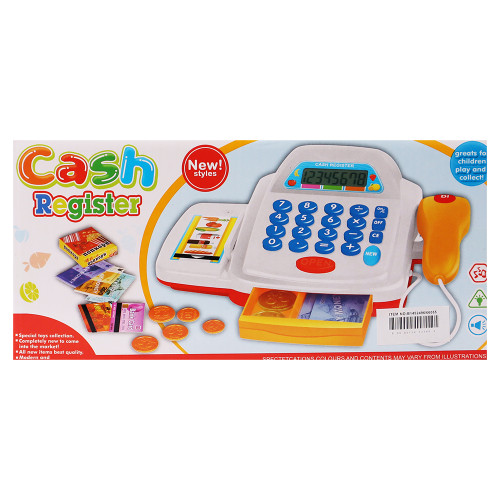 TOY BO CASH REGISTER W/LIGHT TOY BO CASH REGISTER W/LIGHT
