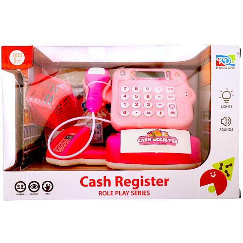 TOY CASH REGISTER W/SOUND&LIGHT TOY CASH REGISTER W/SOUND&LIGHT