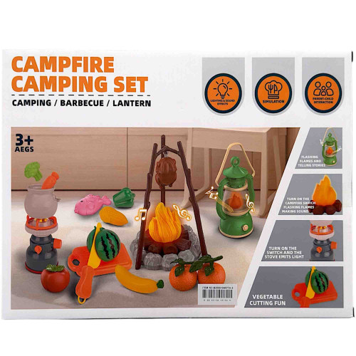 TOY CAMPFIRE CAMPING SET TOY CAMPFIRE CAMPING SET