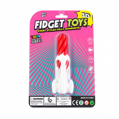 TOY FIDGET 3D SPACE ROCKET PRINTED 1s TOY FIDGET 3D SPACE ROCKET PRINTED 1s