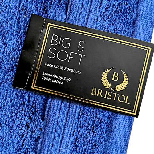 TOWEL B&S FACE CLOTH NAVY 30X30CM BRISTO TOWEL B&S FACE CLOTH NAVY 30X30CM BRISTO