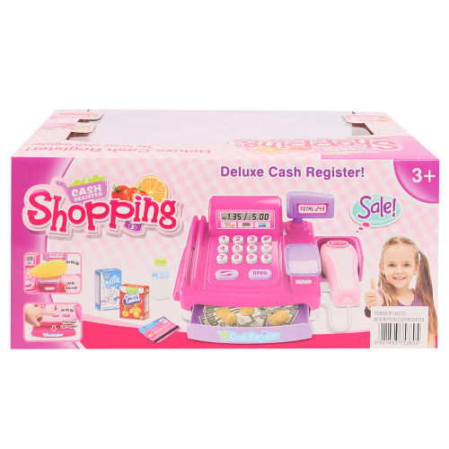 TOY BO CASH REGISTER W/SCALE+ACCESSORIES