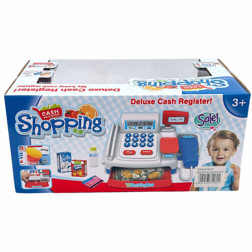TOY BO CASH REGISTER W/SCANNER+ACC